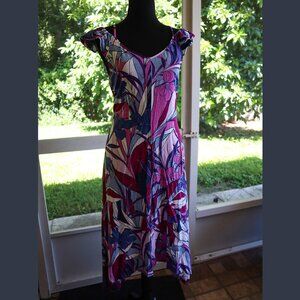 TOMMY BAHAMA WOMENS 'OASIS BLOSSOMS DRESS' FLORALsize M